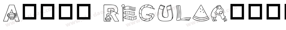 A书法英文 Regular字体转换